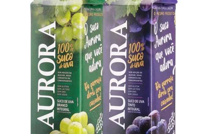 #MComDáVóz: Aurora lança suco de uva integral em embalagem da Tetra Pak® de 1,5 litro e projeta crescimento de 30% nas vendas